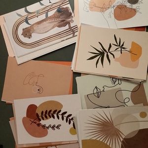 Aesthetic wall collage cards